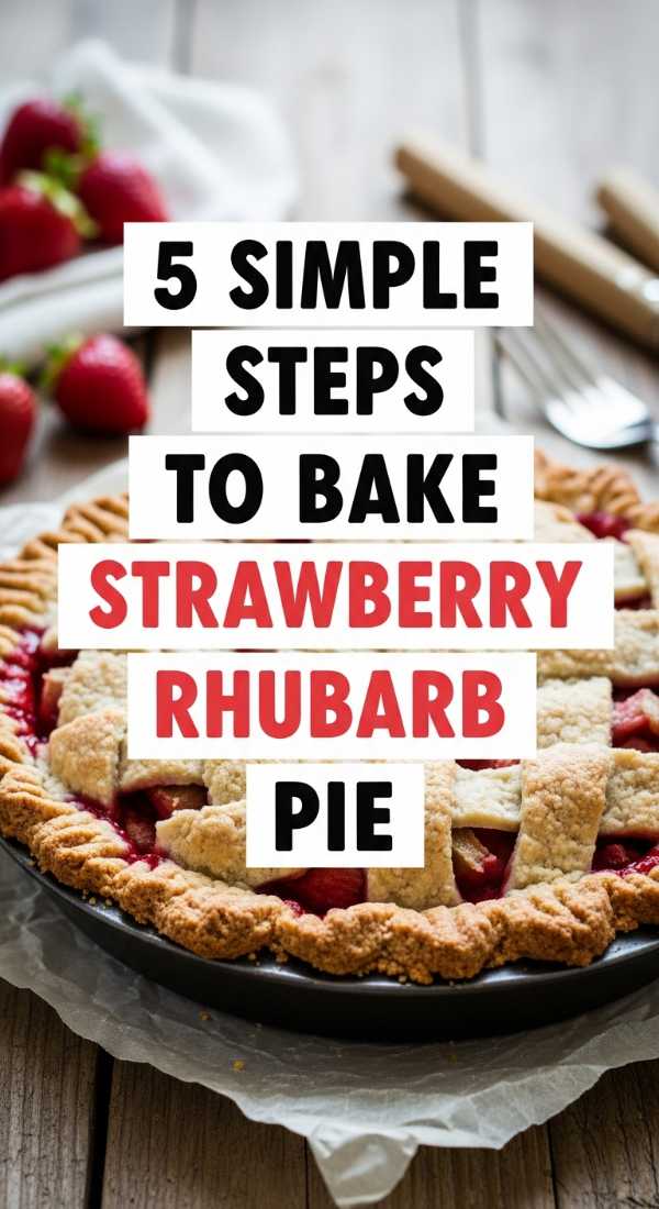 5 Simple Steps To Bake Strawberry Rhubarb Pie 69fd8a99781f3