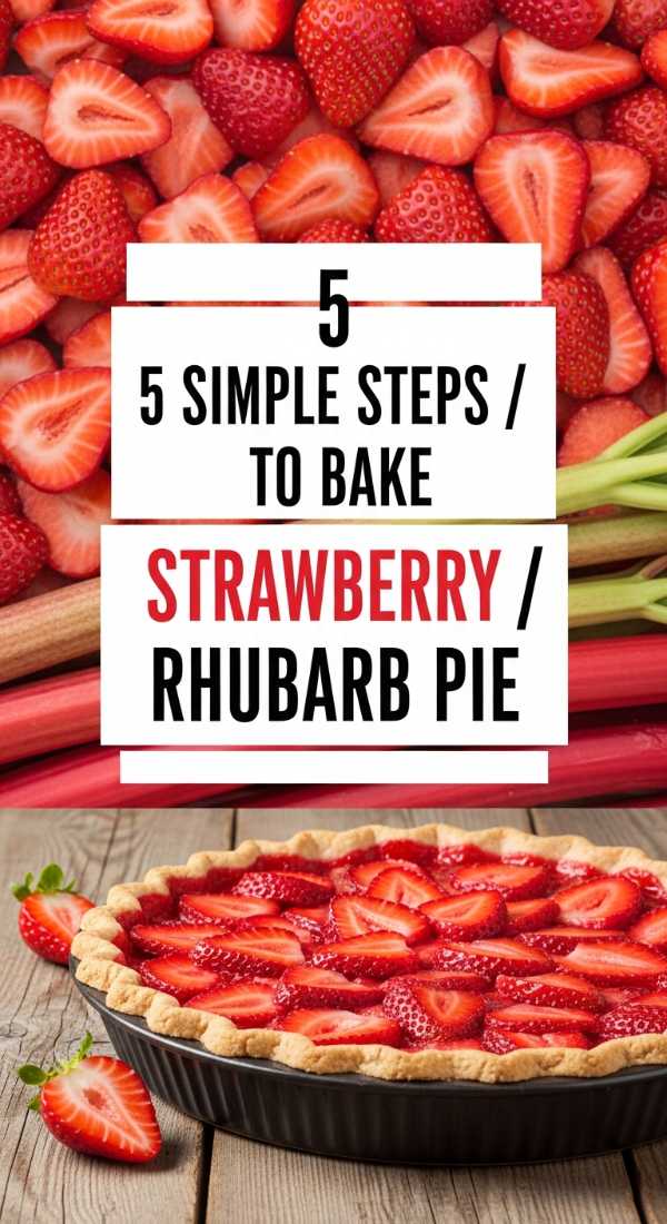 5 Simple Steps To Bake Strawberry Rhubarb Pie 69fd8ca652fa0