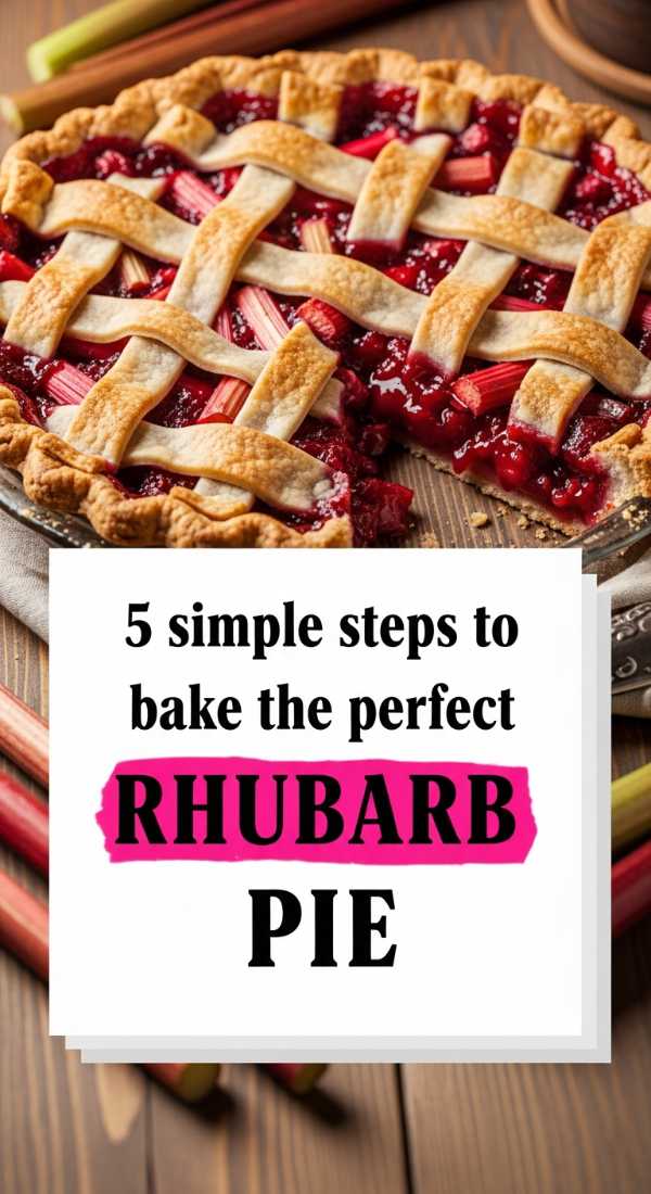 5 Simple Steps To Bake The Perfect Rhubarb Pie 6a06e6d109737