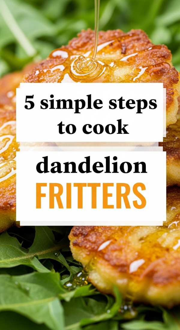 5 Simple Steps To Cook Dandelion Fritters 69f6fe0f69166