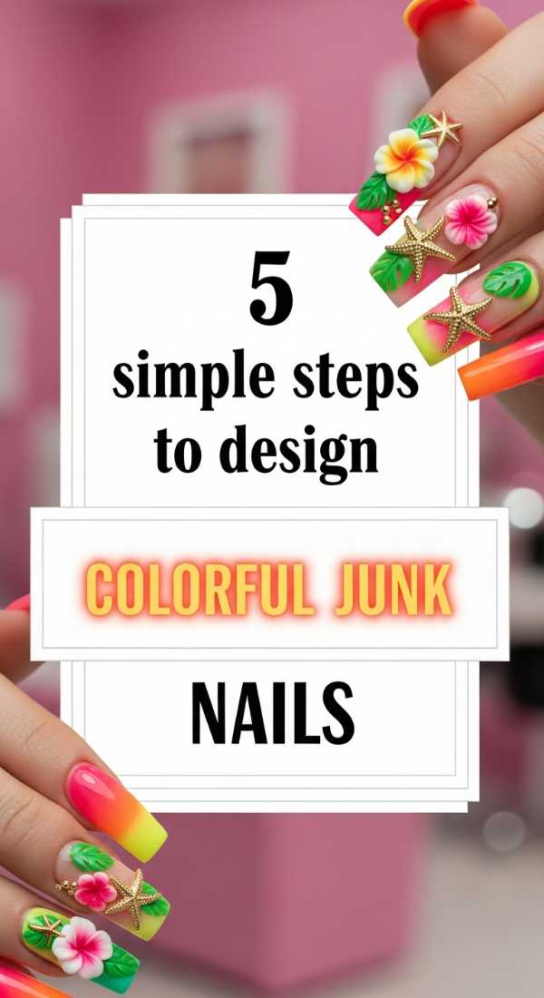 5 Simple Steps To Design Colorful Junk Nails 6a0f113c4f720