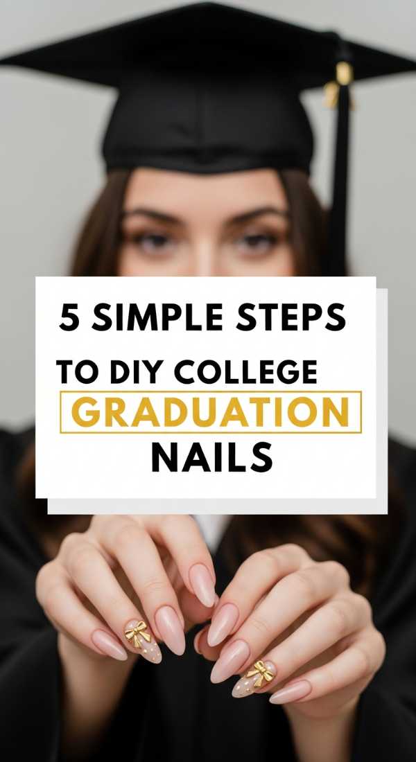 5 Simple Steps To Diy College Graduation Nails 6a05a5037d9ae