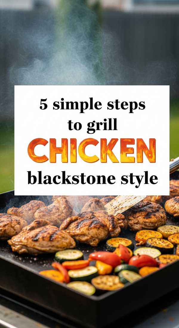 Sizzle and Chill: Your Definitive Guide to Summer Cooking 5 Simple Steps To Grill Chicken Blackstone Style 6a06bc72cc2af