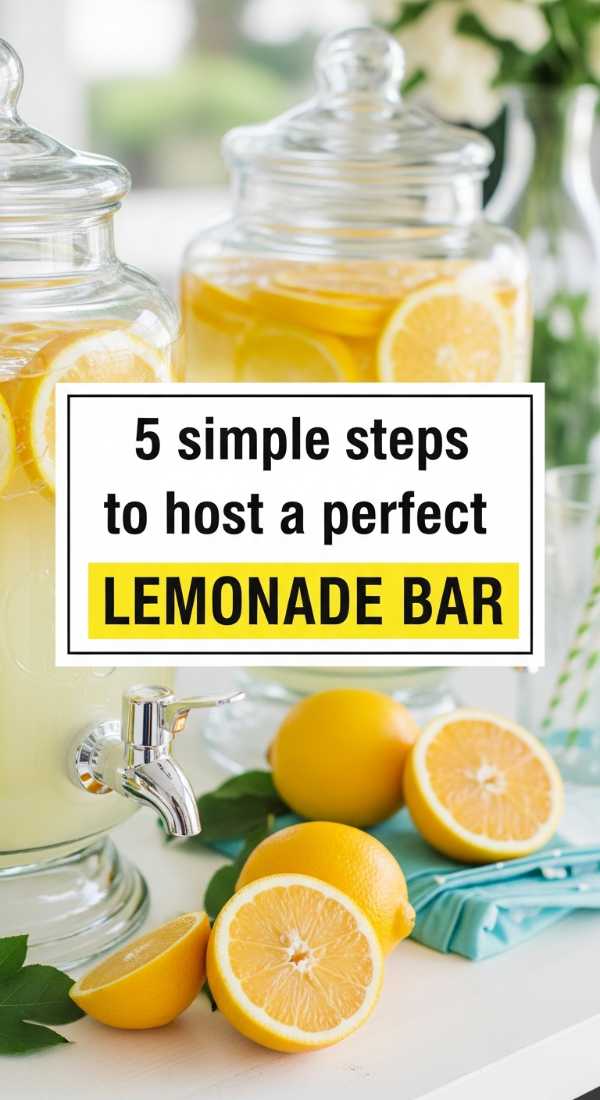 5 Simple Steps To Host A Perfect Lemonade Bar 6a06c53f77061