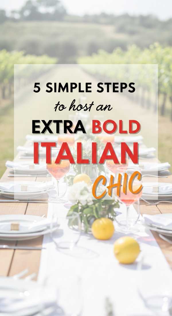5 Simple Steps To Host An Italian Summer Party 6a0d9ecc49b30