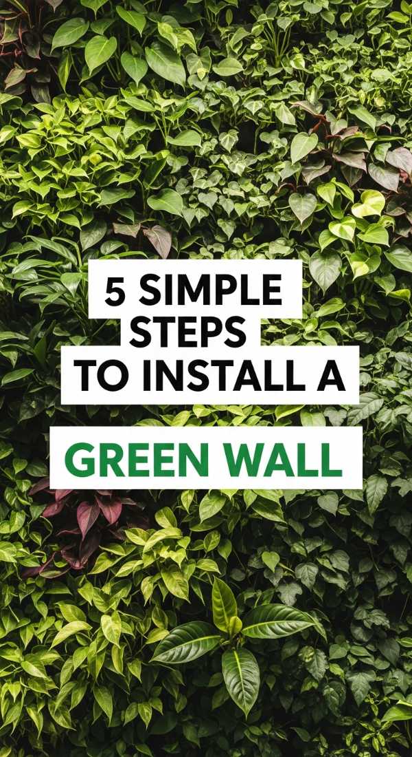 5 Simple Steps To Install A Green Wall 69fb22359ae67