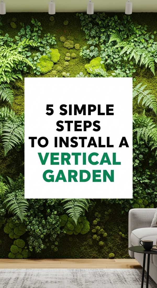 5 Simple Steps To Install A Vertical Garden 69fb22333de74