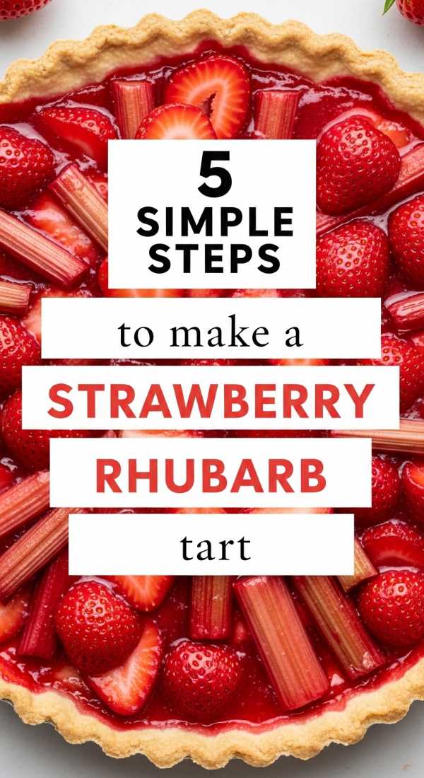 5 Simple Steps To Make A Strawberry Rhubarb Tart 6a001a97de6cb