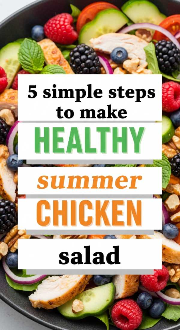 5 Simple Steps To Make Healthy Summer Chicken Salad 6a04225cb0177