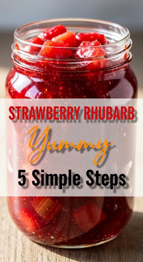 5 Simple Steps To Make Strawberry Rhubarb Jam 69fd7428d46ef