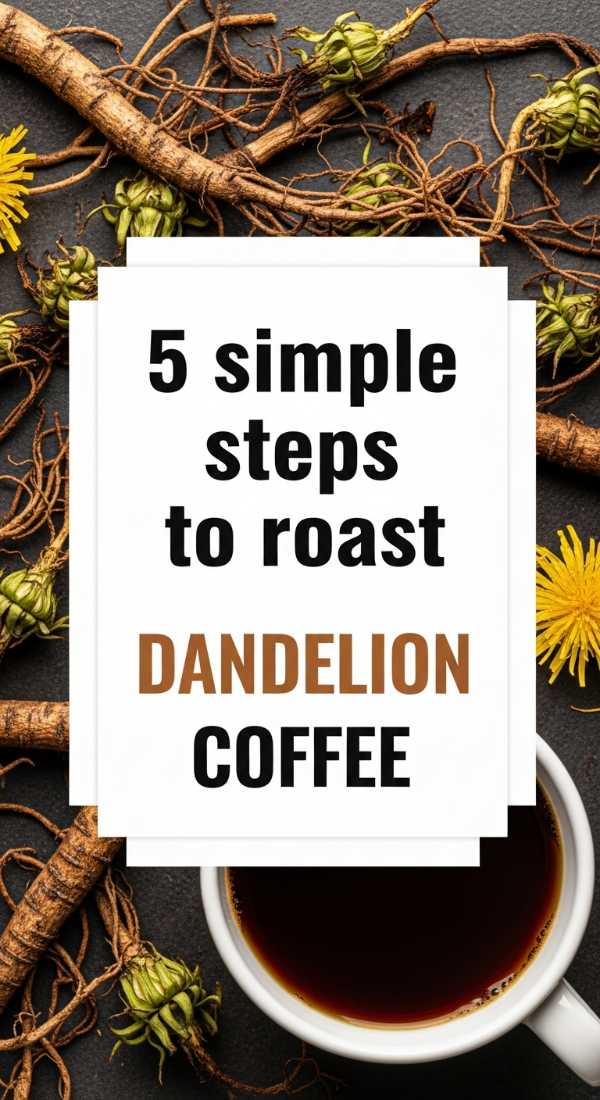 5 Simple Steps To Roast Dandelion Coffee 69f47f5a8f624