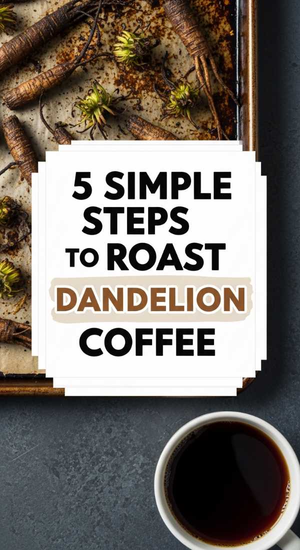 5 Simple Steps To Roast Dandelion Coffee 69fd88a22f08a