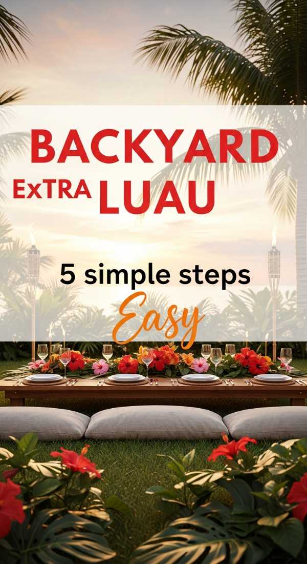 5 Simple Steps To Set Up A Backyard Luau 6a189f8fb00ff