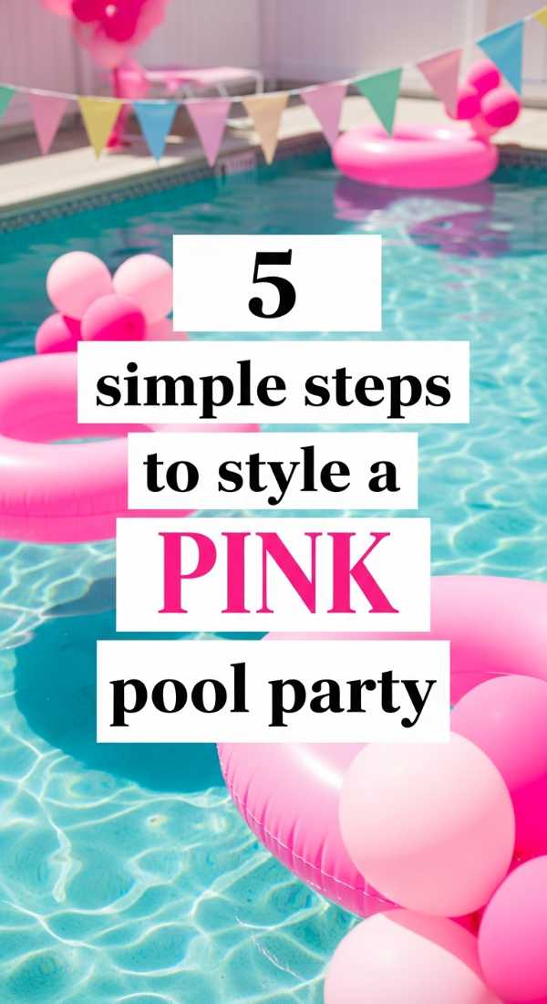 5 Simple Steps To Style A Pink Pool Party 6a0def25a6b49