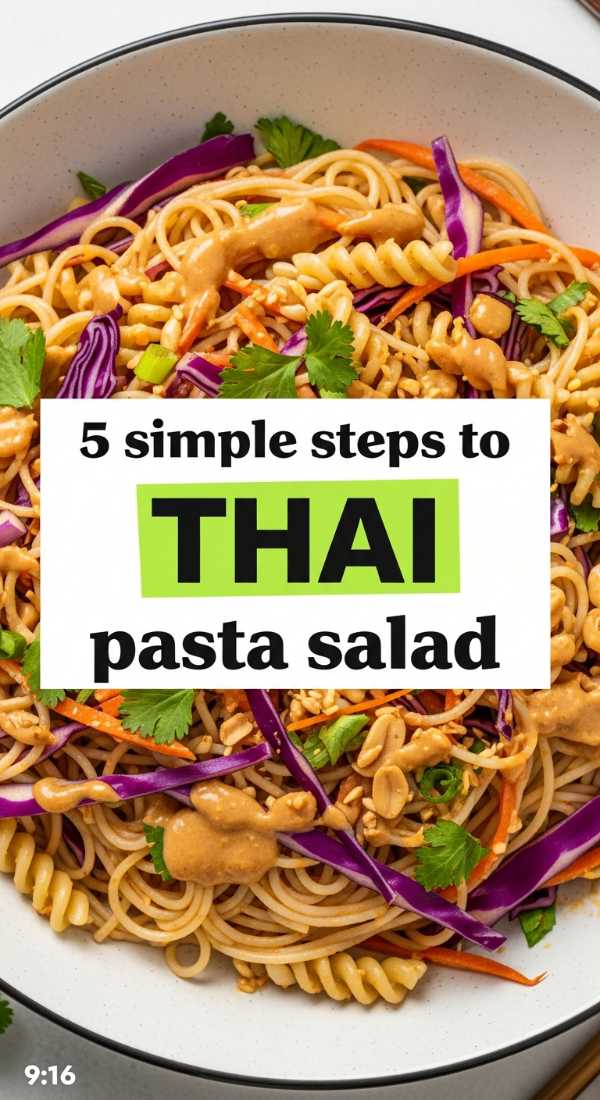 5 Simple Steps To Thai Pasta Salad 6a10a0e116105