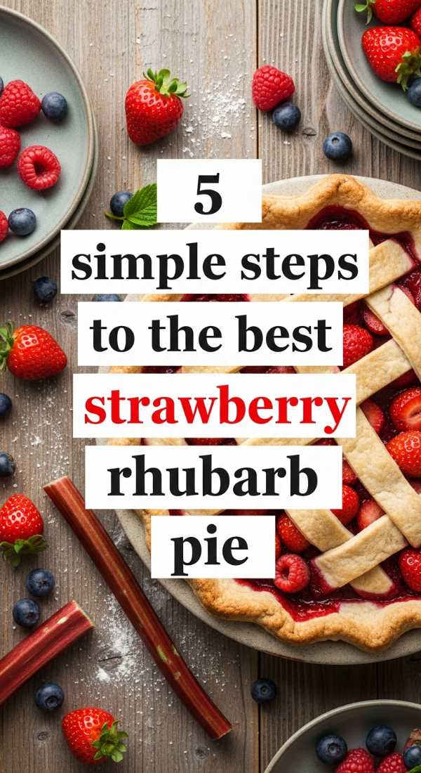 5 Simple Steps To The Best Strawberry Rhubarb Pie 69fd8c9edb962