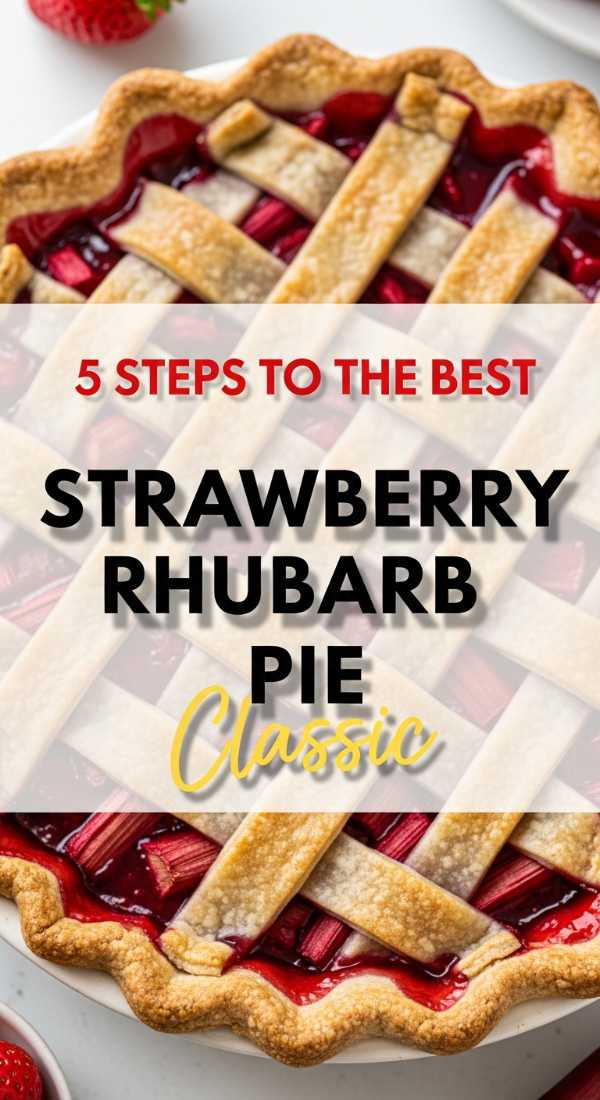 Beyond the Crumble: The Definitive Rhubarb Recipe Collection 5 Simple Steps To The Best Strawberry Rhubarb Pie 6a00250e27bab
