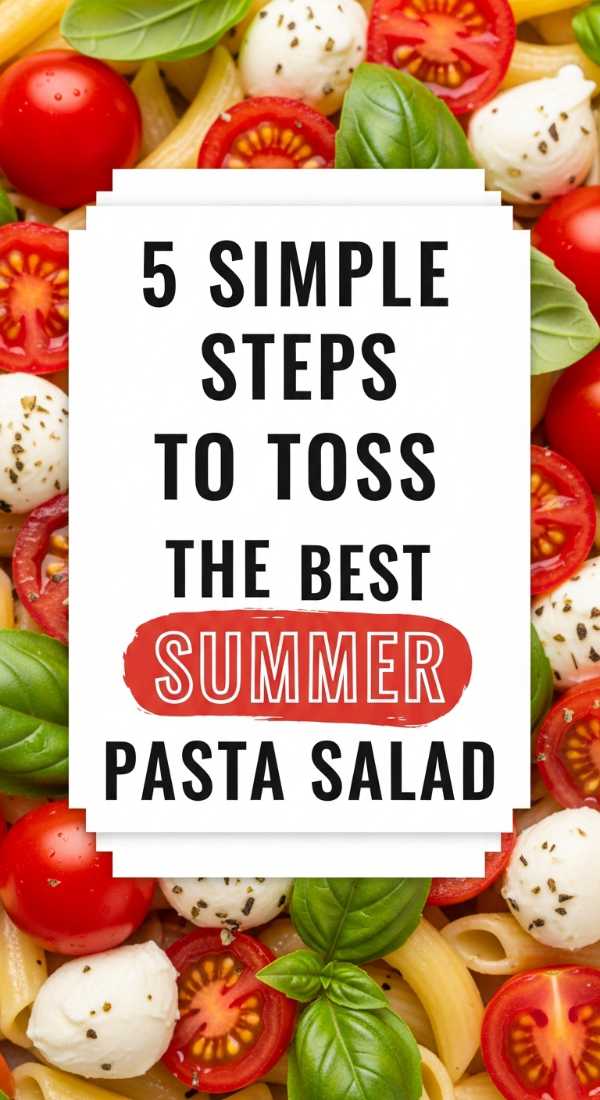 5 Simple Steps To Toss The Best Summer Pasta Salad 6a06c90f3d4c5