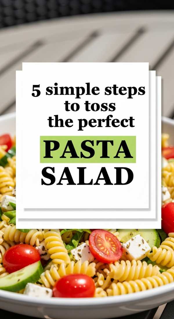 5 Simple Steps To Toss The Perfect Pasta Salad 6a06feb7d0399