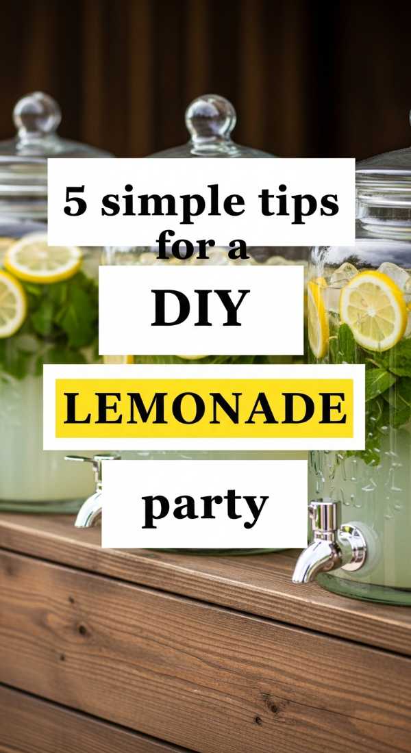 5 Simple Tips For A Diy Lemonade Party 69f7277e3cf1c
