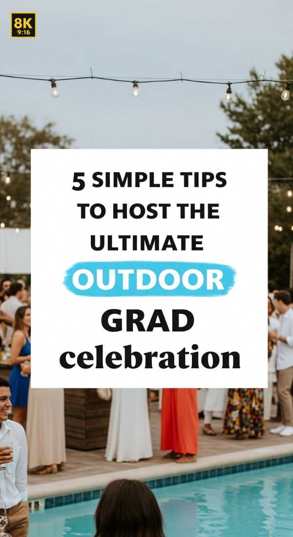 5 Simple Tips To Host The Ultimate Outdoor Grad Celebration 69f7277605efd
