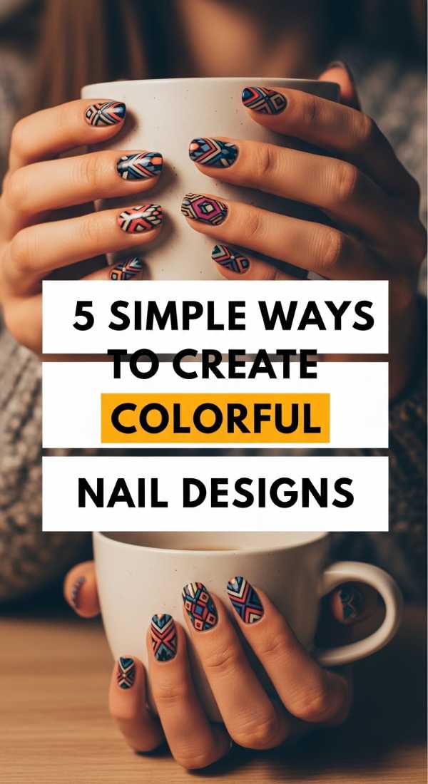 5 Simple Ways To Create Colorful Nail Designs 6a0f0ba0d8bc2