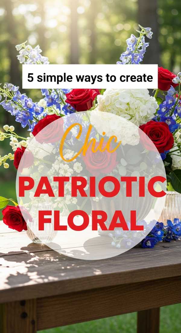 5 Simple Ways To Create Patriotic Floral Centerpieces 6a0577b9c5564