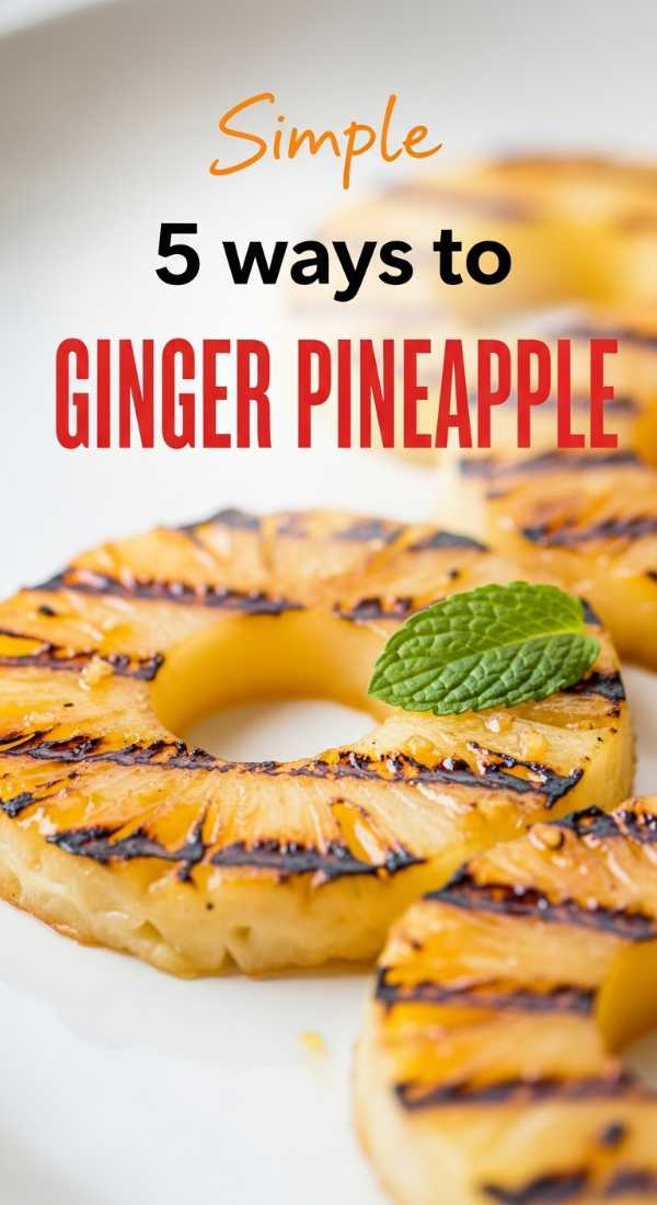 5 Simple Ways To Grill Ginger Pineapple 69fd74184667e
