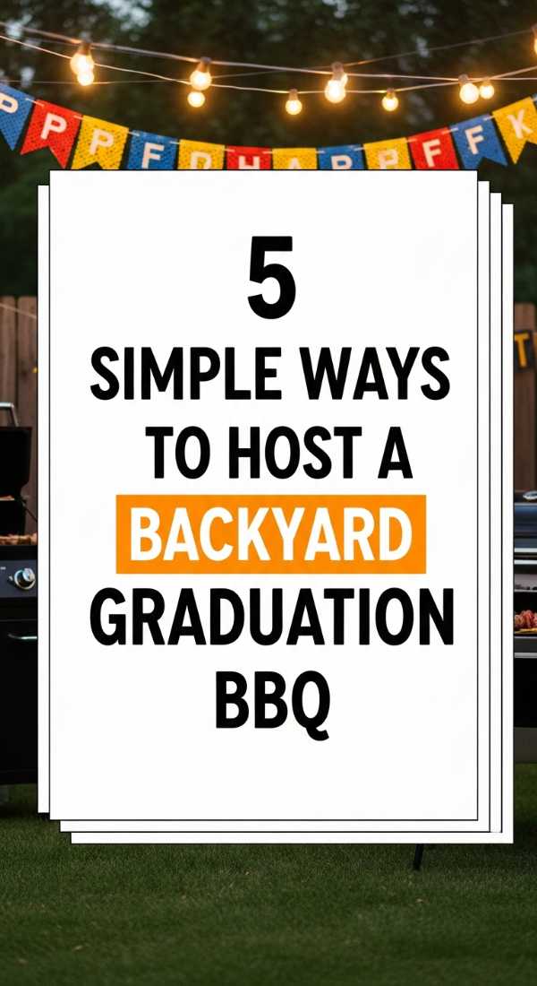 5 Simple Ways To Host A Backyard Graduation Bbq 6a0de735e16db