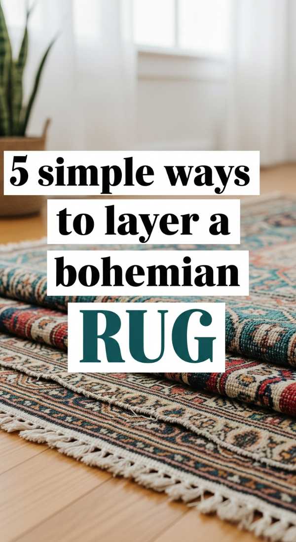 5 Simple Ways To Layer A Bohemian Rug 6a0326f1114ea