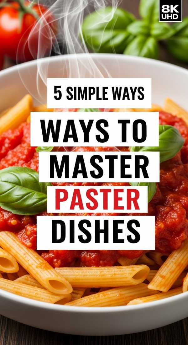 Eat the Rainbow: Colorful Pasta Dishes for Every Occasion 5 Simple Ways To Master Pasta Dishes 6a10a0cea8f4e