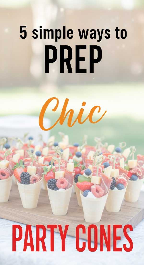 5 Simple Ways To Prep Chic Party Cones 6a0031c3c875e