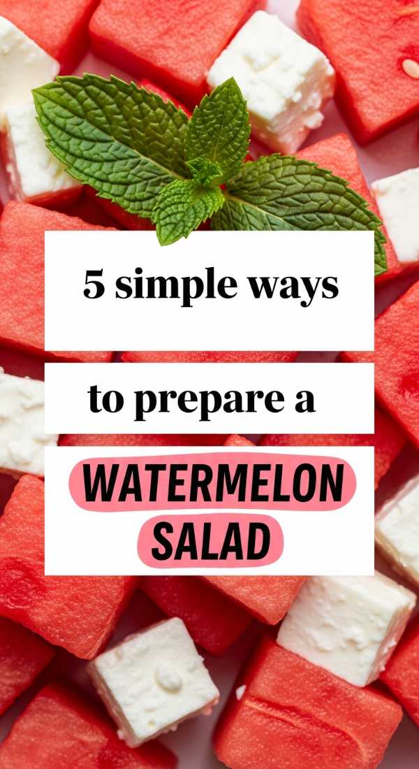 5 Simple Ways To Prepare A Watermelon Feta Salad 6a06e7010e53c