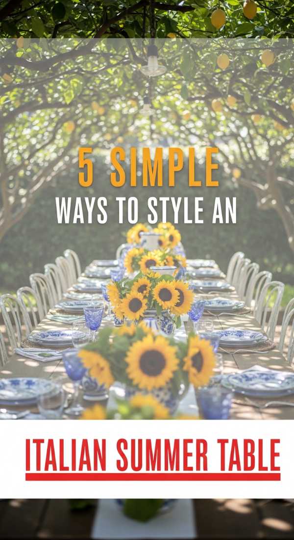 5 Simple Ways To Style An Italian Summer Table 6a002e3f56c2a
