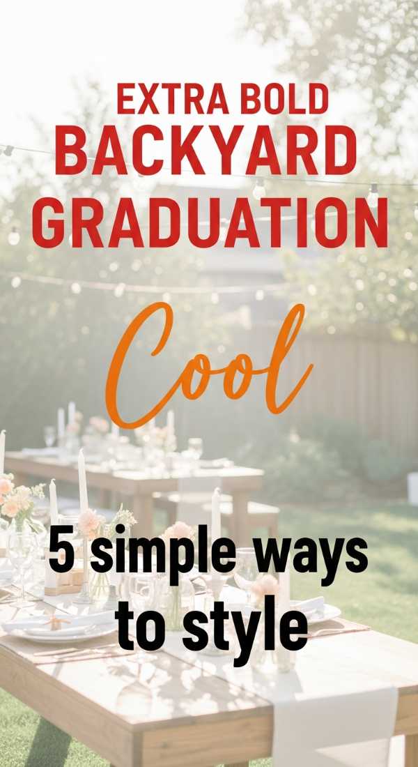 5 Simple Ways To Style Backyard Graduation Party Ideas 6a057bc13505c