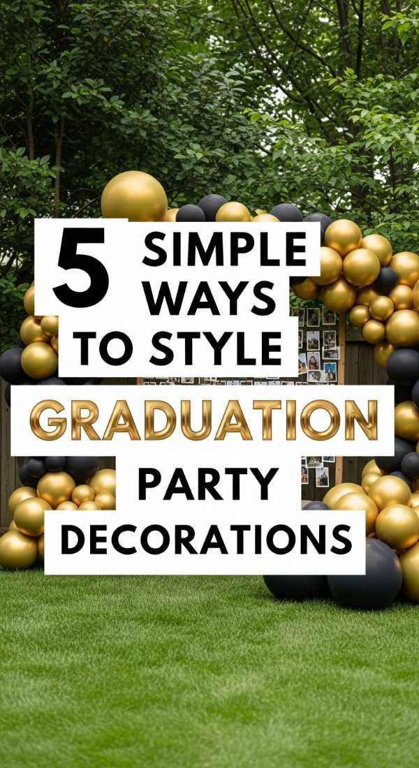 5 Simple Ways To Style Graduation Party Decorations 69f87153c30e2
