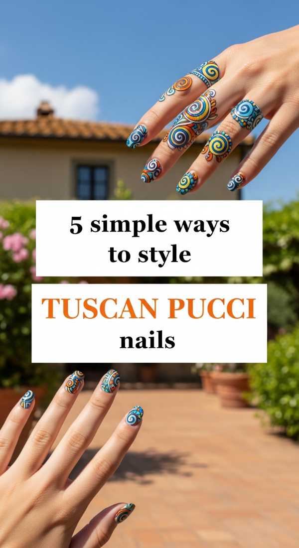 5 Simple Ways To Style Tuscan Pucci Nails 69fb987e2d631