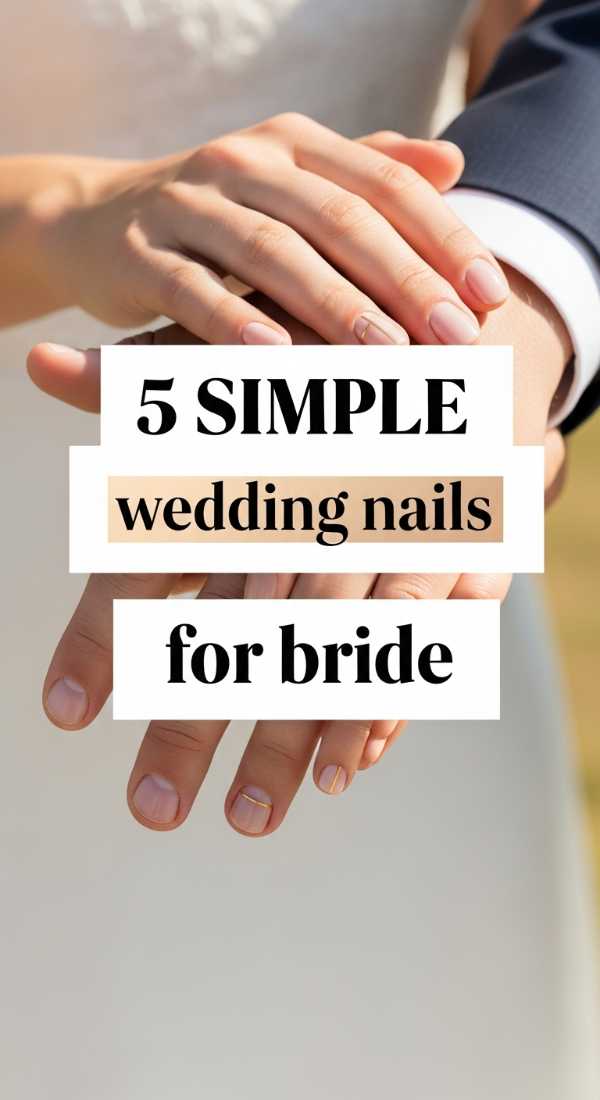 5 Simple Wedding Nails For Bride 6a0059ed0e360