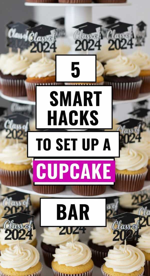 5 Smart Hacks To Set Up A Cupcake Bar 69f5dcad5163c
