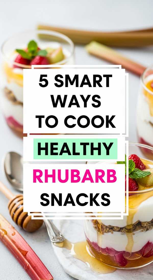 5 Smart Ways To Cook Healthy Rhubarb Snacks 69fc191033e6f