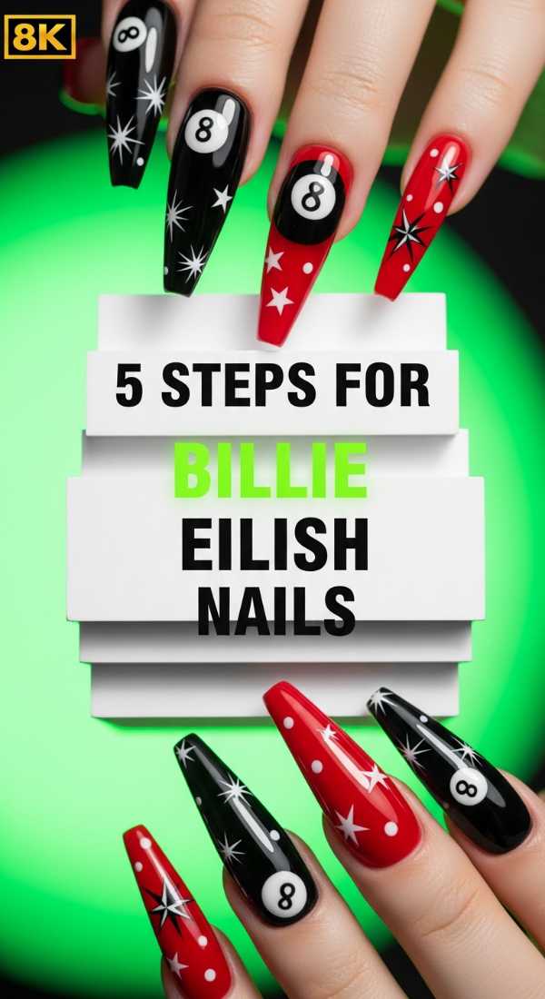 5 Steps For Billie Eilish Nails 6a058db3d80b1