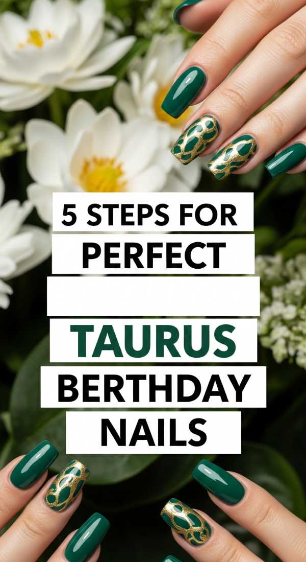 5 Steps For Perfect Taurus Birthday Nails 6a0599b4ab002