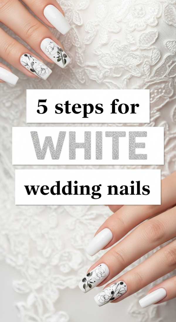 5 Steps For White Wedding Nails 6a0059d9d8be4