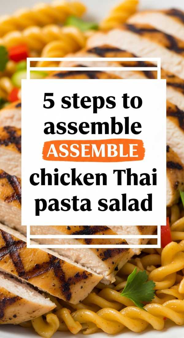 From Scratch to Spectacular: My Journey Through the Ultimate Pasta Masterclass 5 Steps To Assemble Chicken Thai Pasta Salad 6a10979cca85f
