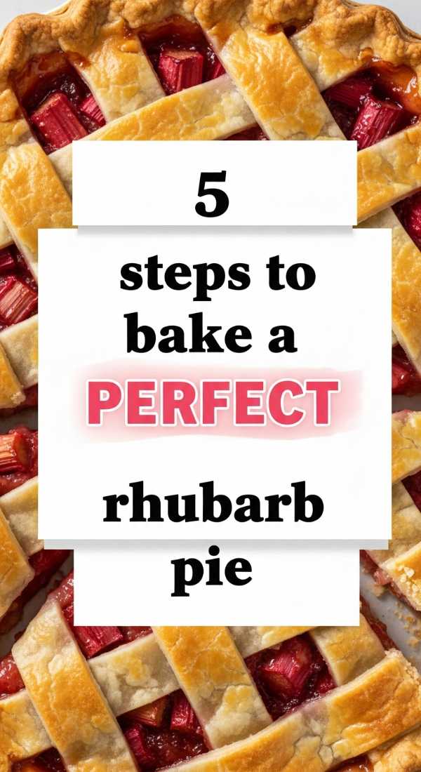 5 Steps To Bake A Perfect Rhubarb Pie 6a06bde44de7c