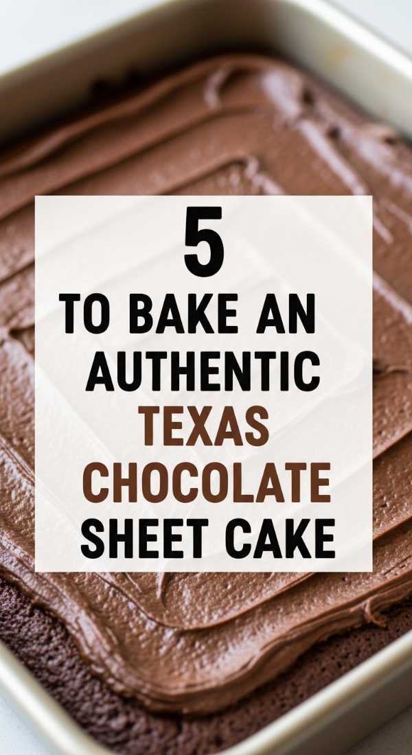 5 Steps To Bake An Authentic Texas Chocolate Sheet Cake 6a06c1ec237c5