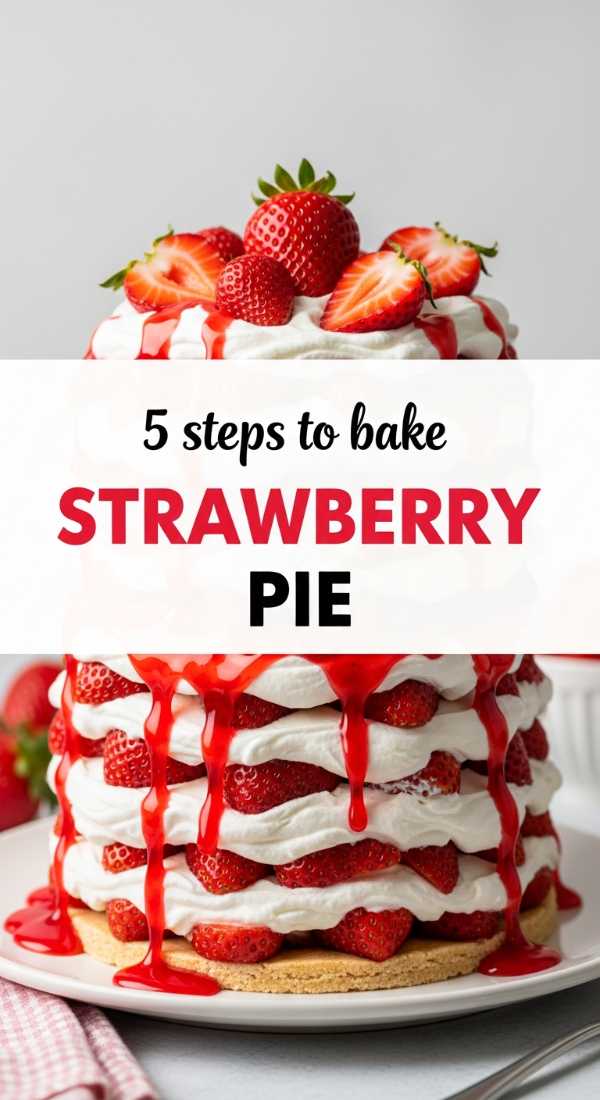 5 Steps To Bake Shoneys Strawberry Pie 6a00182598829