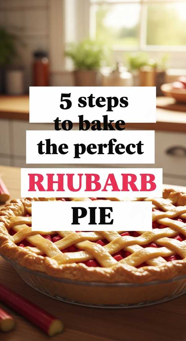 5 Steps To Bake The Perfect Rhubarb Pie 6a06bc7a1427c