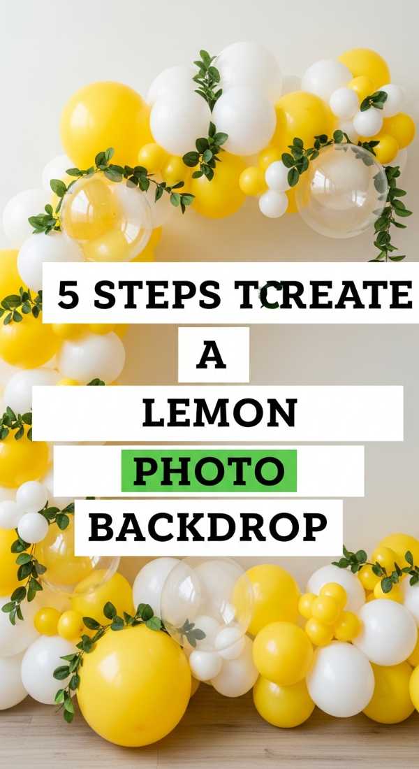 5 Steps To Create A Lemon Photo Backdrop 69f47eead4f23