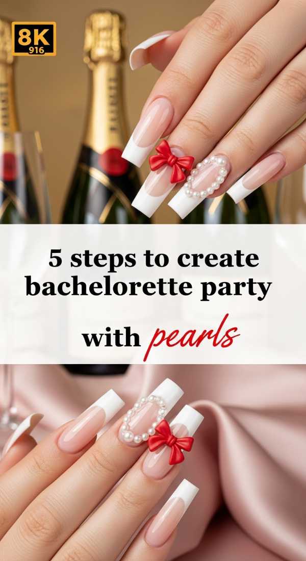 5 Steps To Create Bachelorette Party Nails With Pearls 69f876e5b6602
